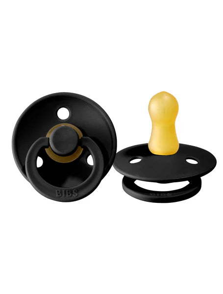 BIBS Round Colour Pacifiers - Size 1 (0-6m)