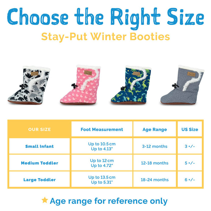 Jan &amp; Jul Stay-Put Winter Booties - Dusty Pink