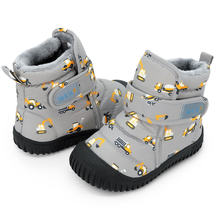 Jan &amp; Jul Toasty-Dry Booties - Grey Construction
