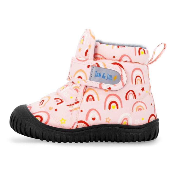 Jan &amp; Jul Toasty-Dry Booties - Pink Rainbow