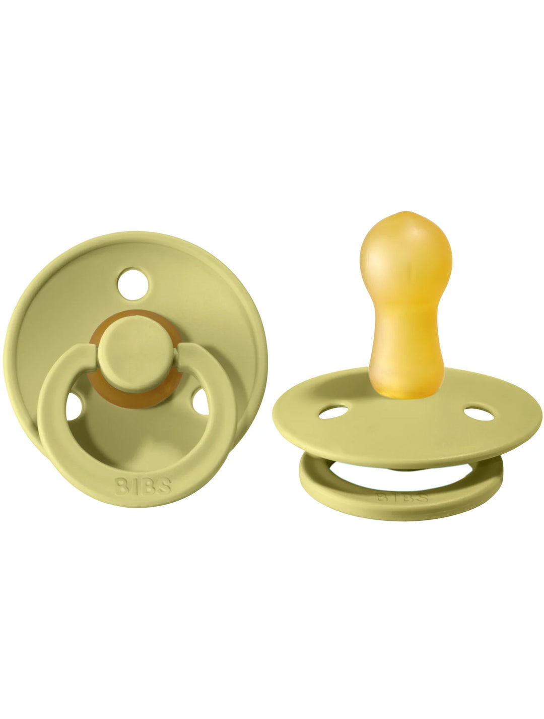 BIBS Round Colour Pacifiers - Size 1 (0-6m)