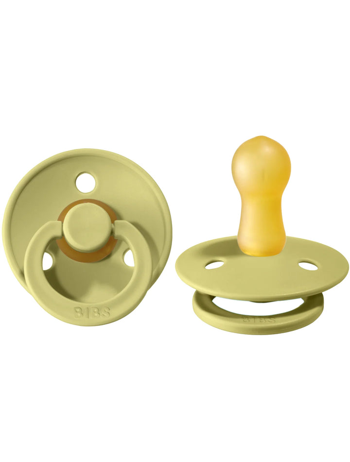 BIBS Round Colour Pacifiers - Size 1 (0-6m)