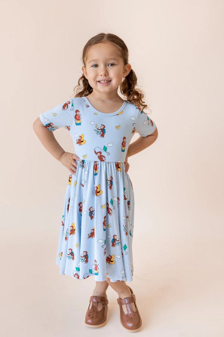 Kyte Baby Twirl Dress - Curious George