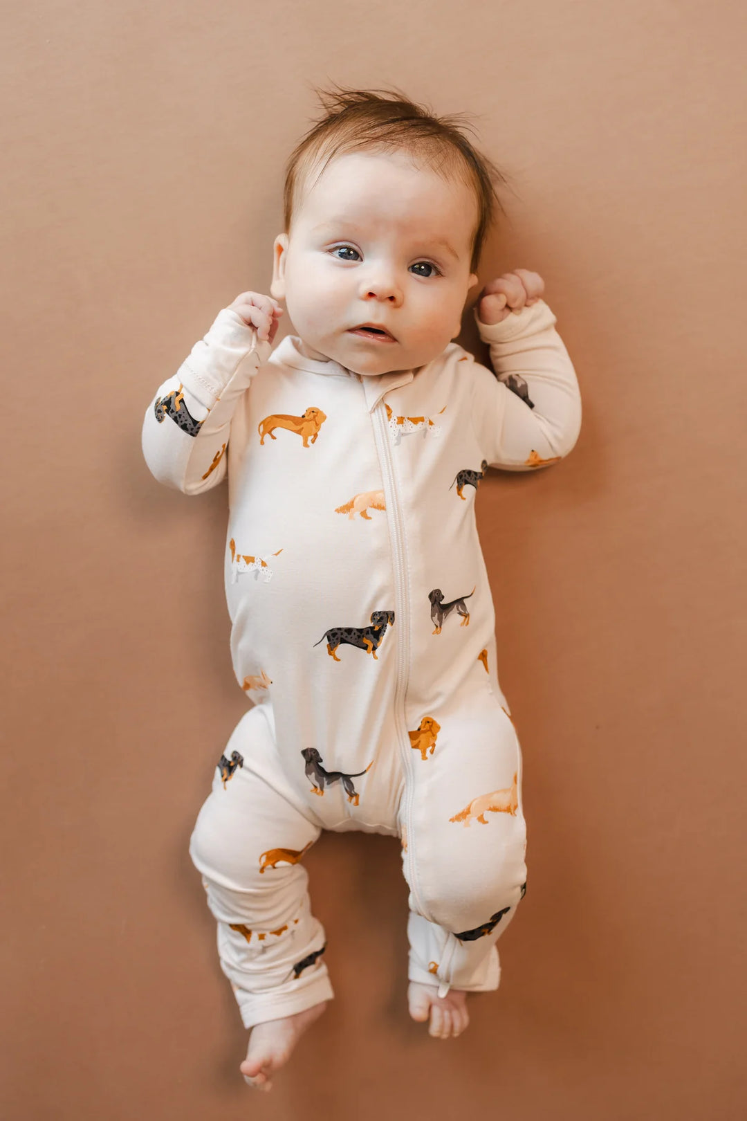 Kyte Baby Zippered Romper - Dachshund