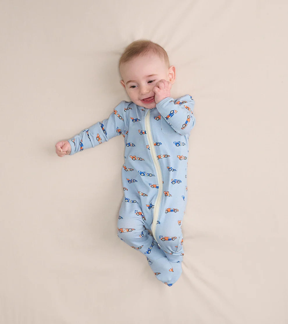 Hatley Bamboo Coverall - Baby Grand Prix