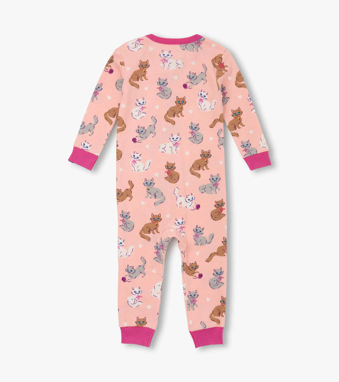 Hatley Cotton Coverall - Little Kitties