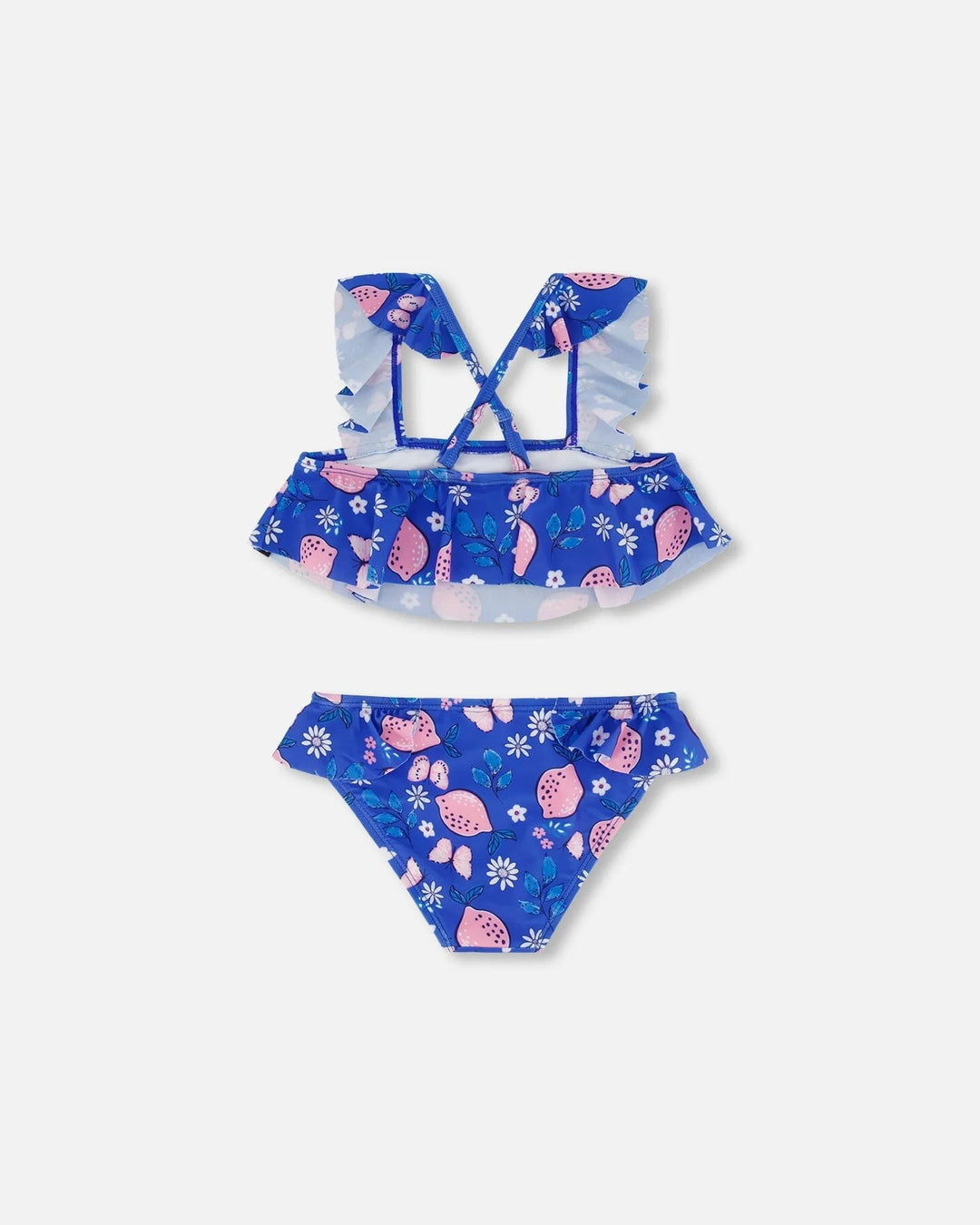 Deux Par Deux Two Piece Swimsuit - Printed Lemon