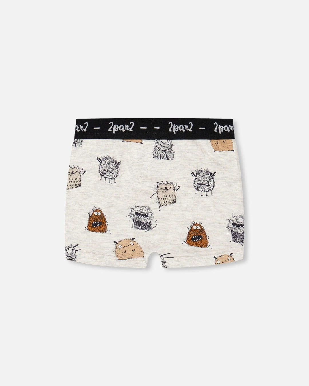 Deux Par Deux Printed Boxer - Monsters