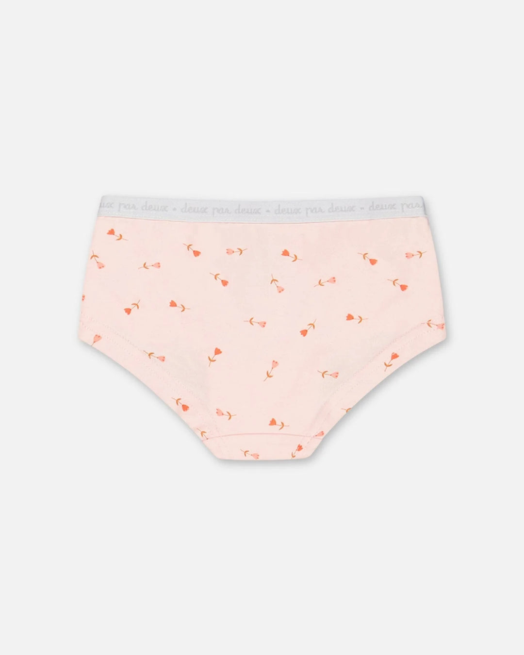 Deux Par Deux Print Boyshort Pantie - Tulips