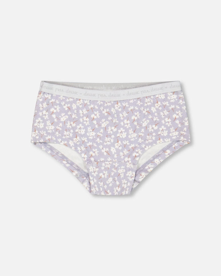 Deux Par Deux Boyshort Pantie - Little Flowers