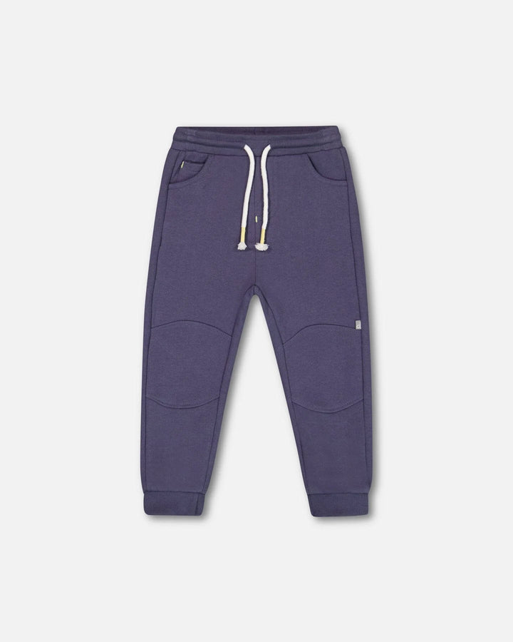 Deux Par Deux French Terry Pant - Nightshadow Blue