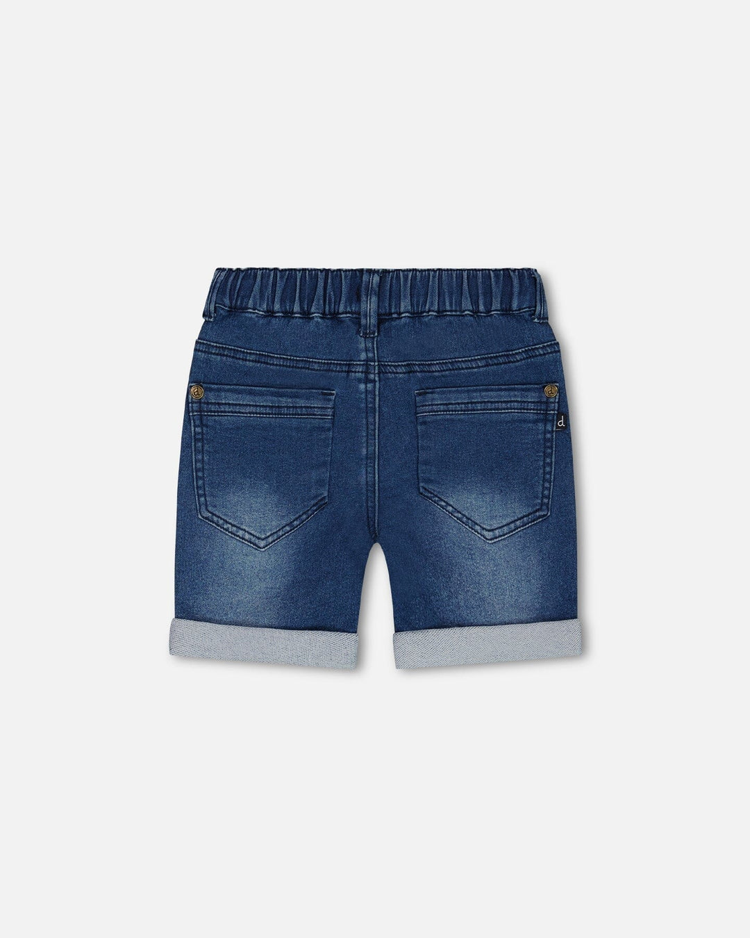 Deux Par Deux French Terry Short  - Navy Denim