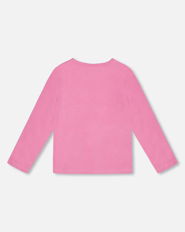 Deux Par Deux Long Sleeve Tee - Pink