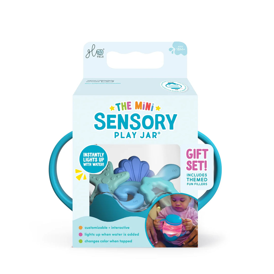 Glo Pals Mini Sensory Play Jars with Silicone Fillers