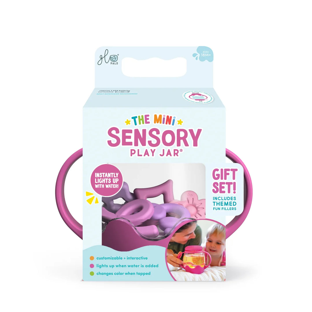 Glo Pals Mini Sensory Play Jars with Silicone Fillers