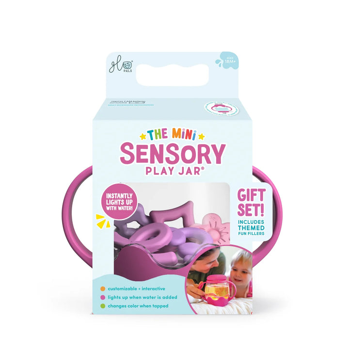 Glo Pals Mini Sensory Play Jars with Silicone Fillers