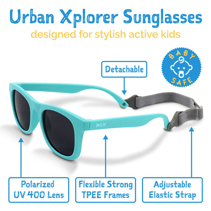 Jan &amp; Jul Kids Urban Xplorer Sunglasses - Frosty Lavender Aurora