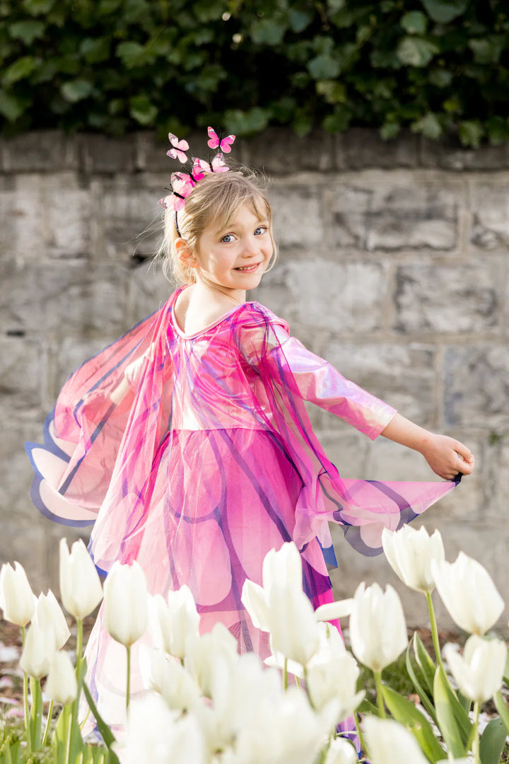Great Pretenders Butterfly Twirl Dress with Wings &amp; Headband - Pink