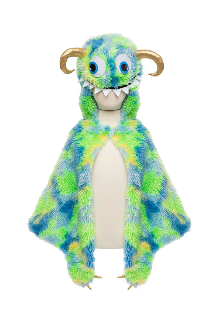 Great Pretenders Swampy the Monster Cape - Green/Blue