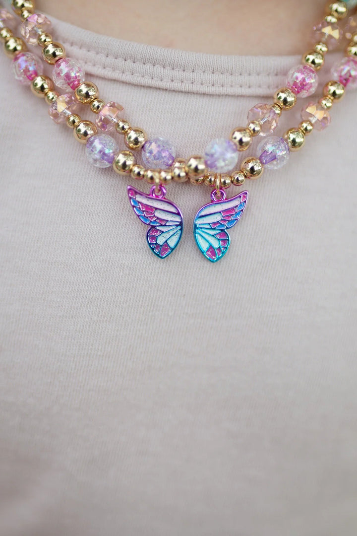 Great Pretenders BFF Necklace Set -Butterfly Wishes