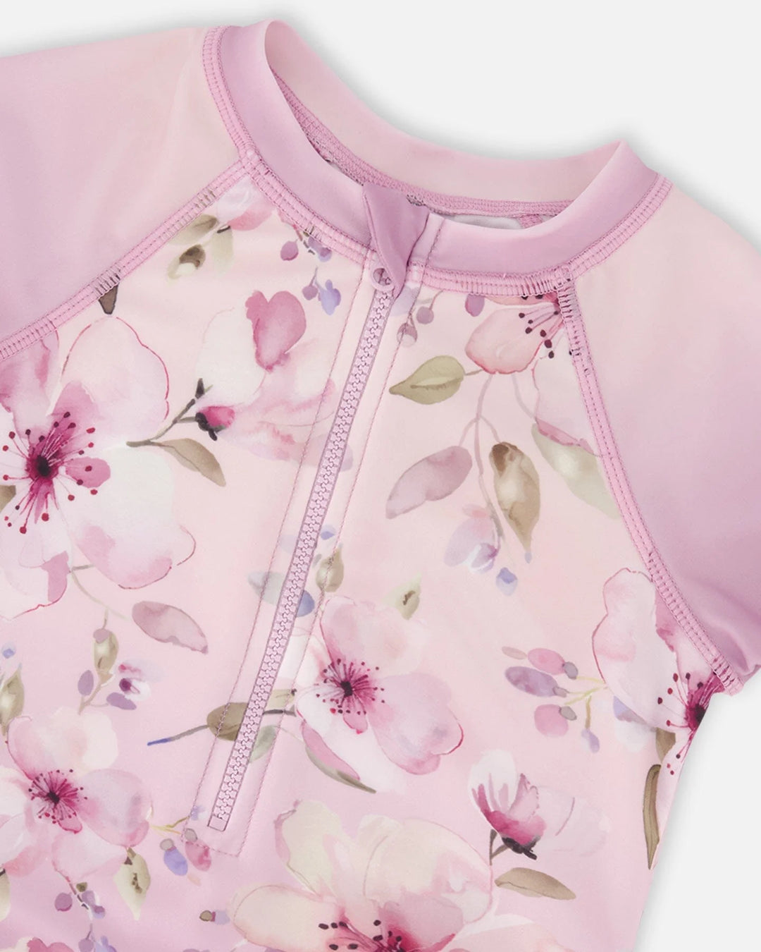 Deux Par Deux One-Piece Swimsuit - Purple Flower