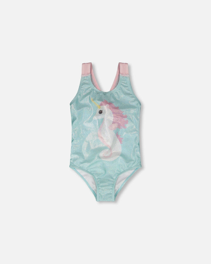 Deux Par Deux One-Piece Swimsuit - Aqua