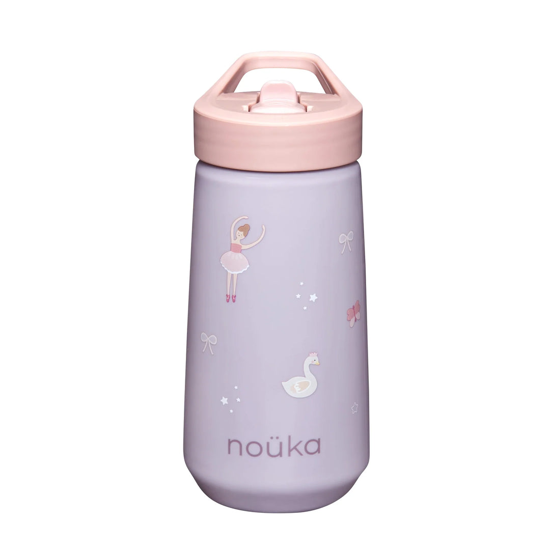 Nouka Flip-Top Straw Dinking Bottle 14oz