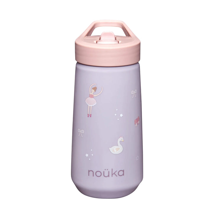 Nouka Flip-Top Straw Dinking Bottle 14oz