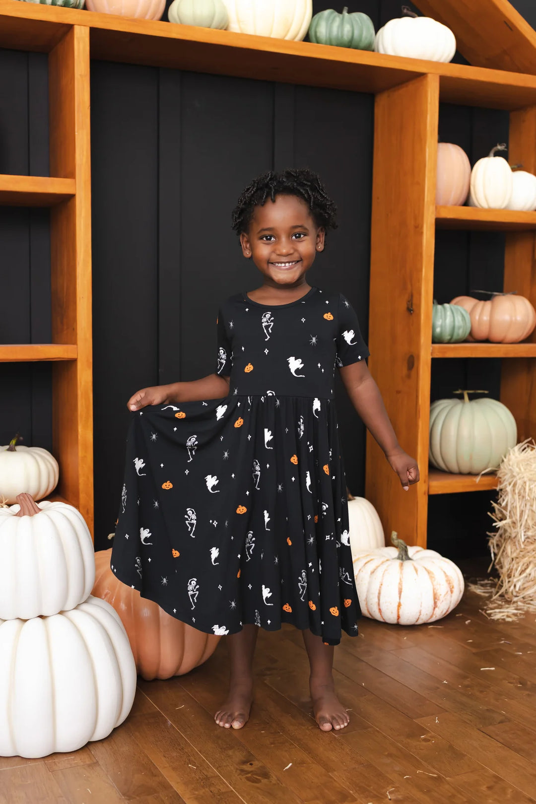 Kyte Baby Twirl Dress - Halloween Friends