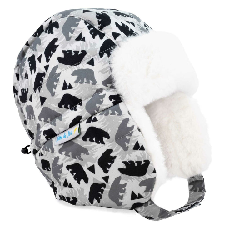 Jan &amp; Jul Toasty-Dry Trapper Winter Hat - Bear