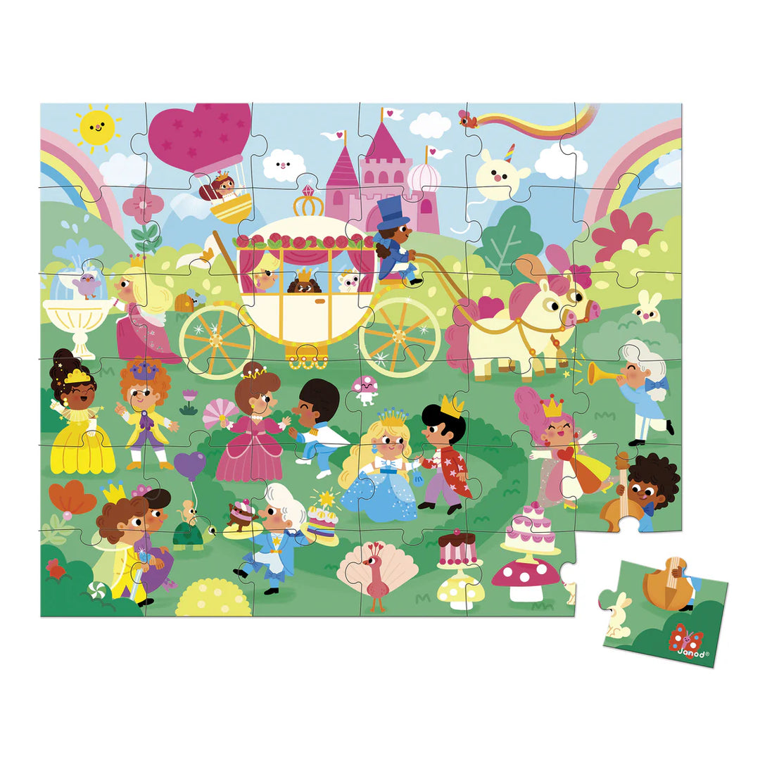 Janod 36pc Puzzle - Princesses