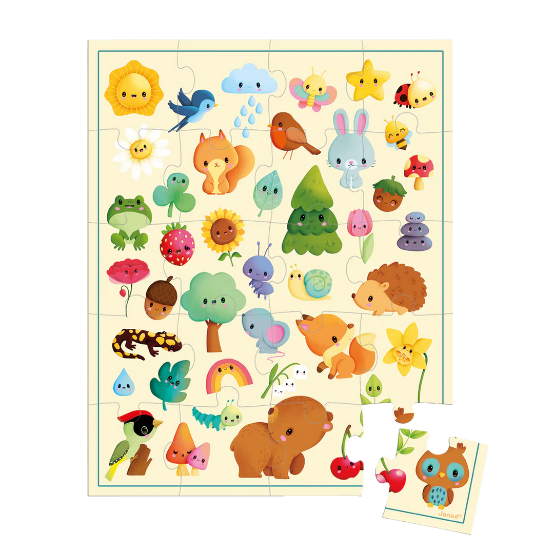 Janod Puzzle 20pc - Nature Picture