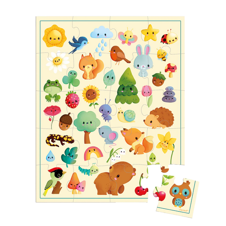 Janod Puzzle 20pc - Nature Picture
