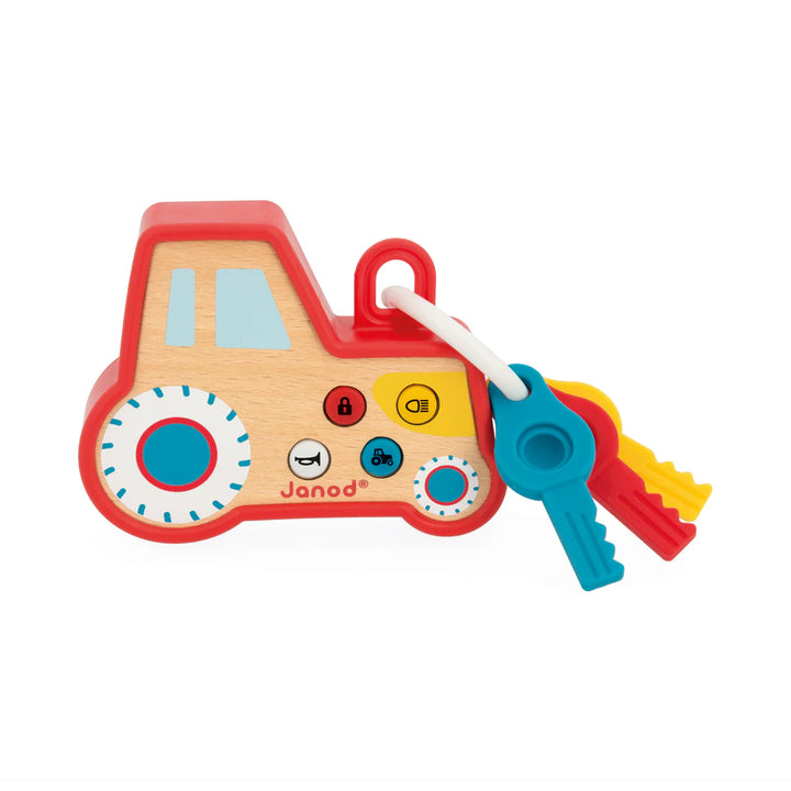 Janod Tractor Key Ring - The Farm