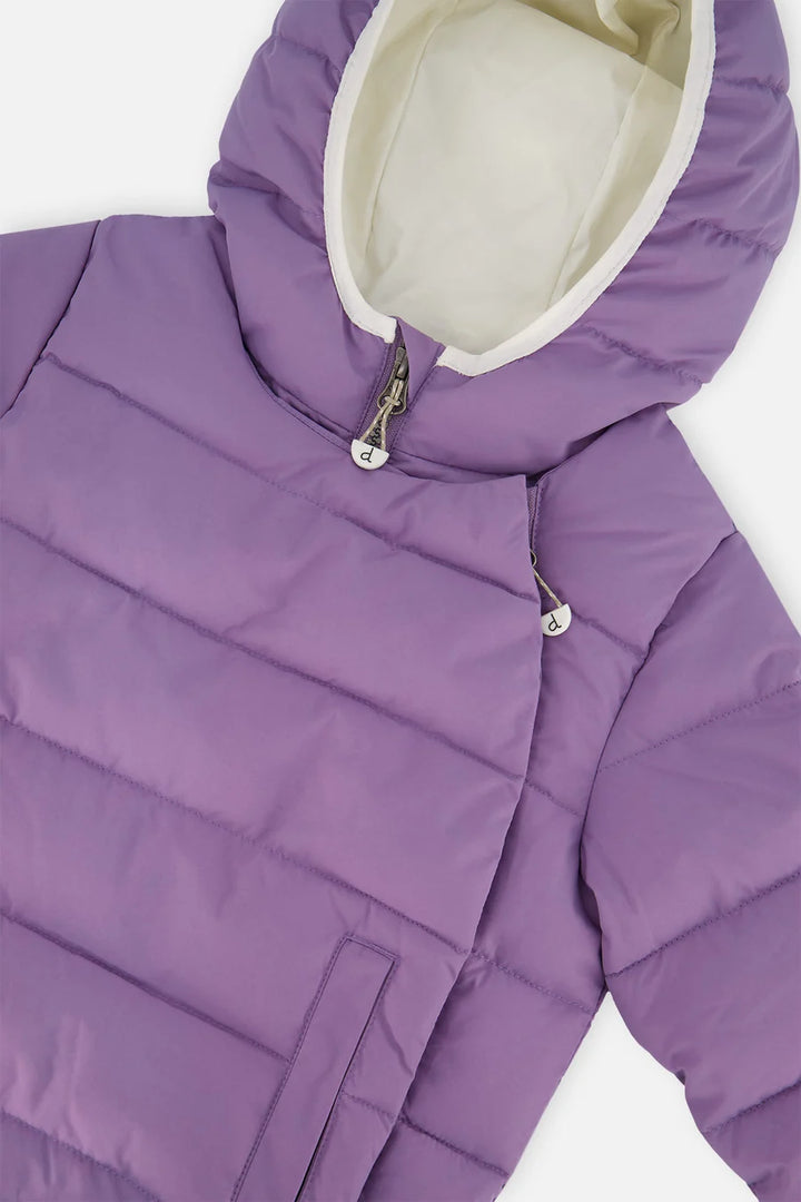 Deux Par Deux Winter Jacket Car Seat Adaptable - Purple Haze/Violet