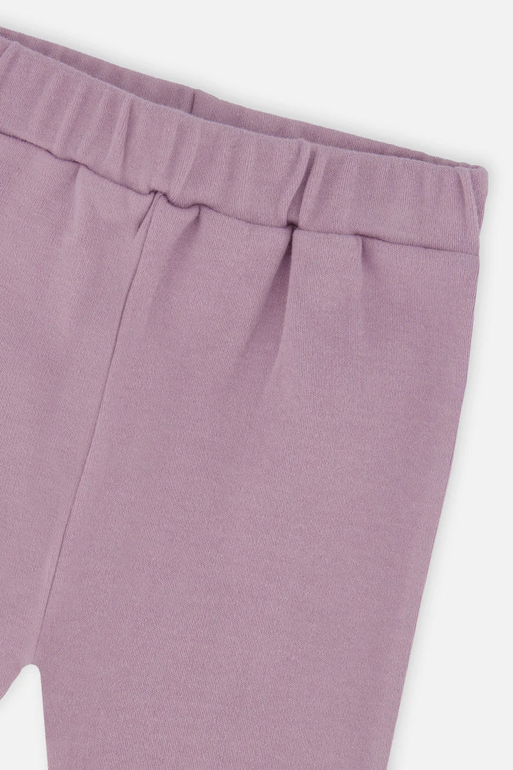 Deux Par Deux Organic Cotton Pant &amp; Top Set - Printed Flower Hearts