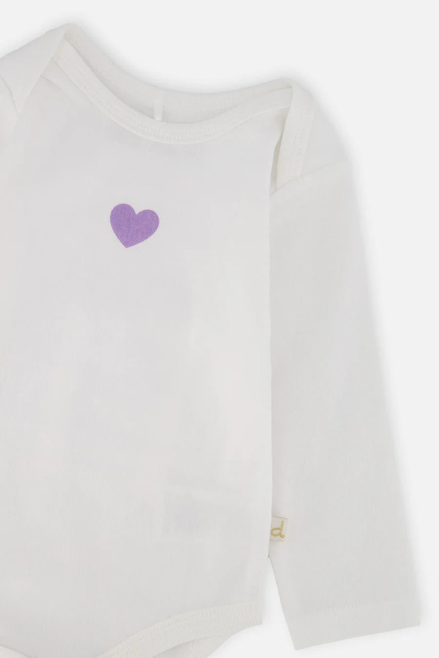 Deux Par Deux Organic Cotton Onsie - Off White
