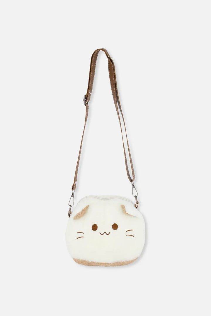 Deux Par Deux Cat Bag - Off-White