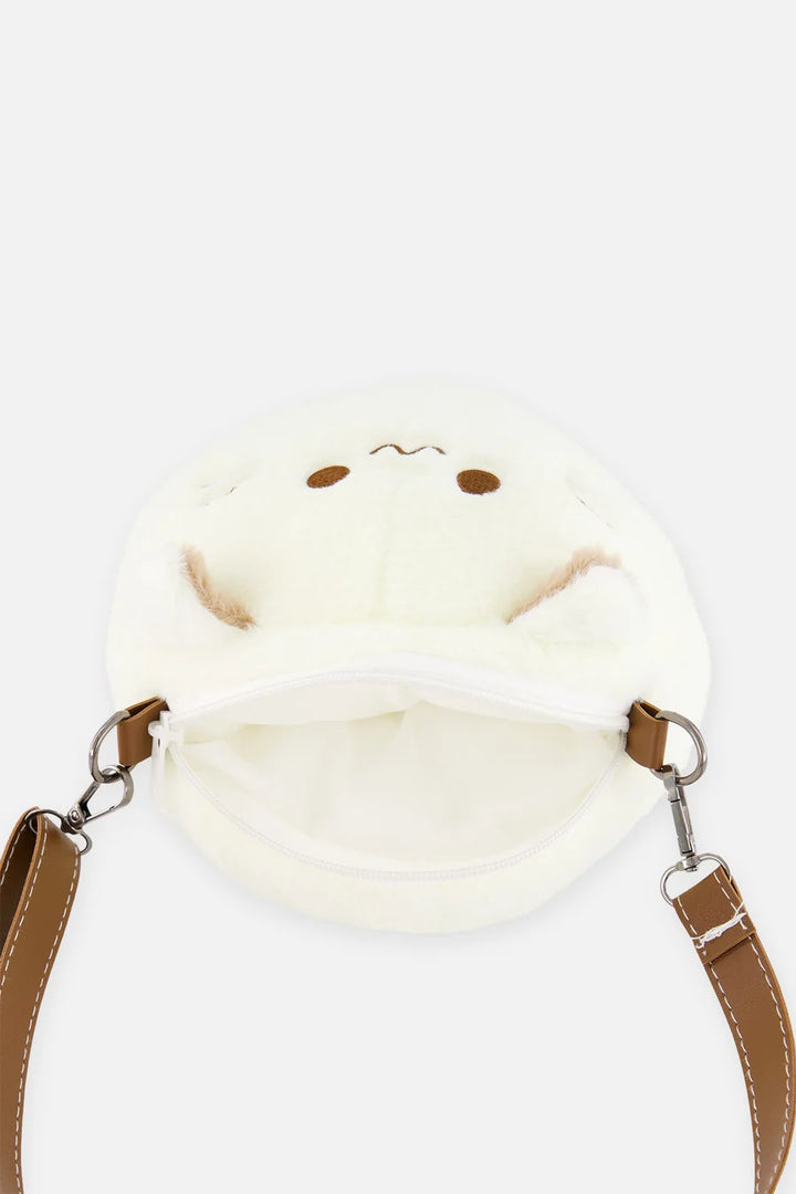 Deux Par Deux Cat Bag - Off-White