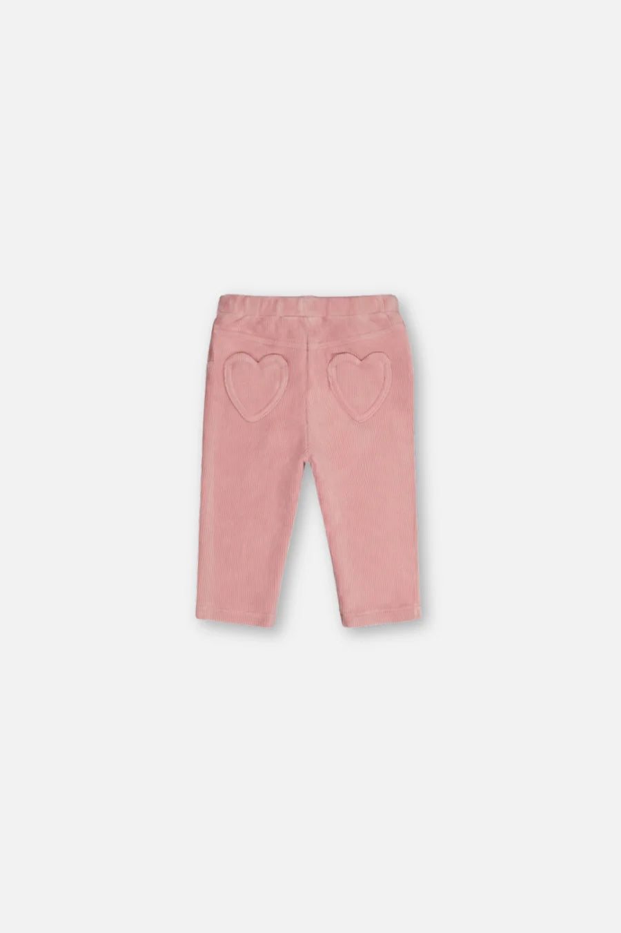 Deux Par Deux Baby Stretch Velour Treggings - Silver Pink