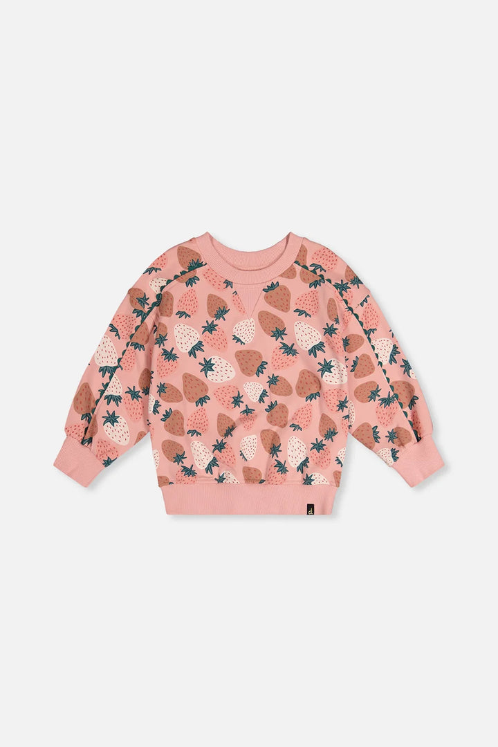 Deux Par Deux Sweatshirt - Big Strawberry