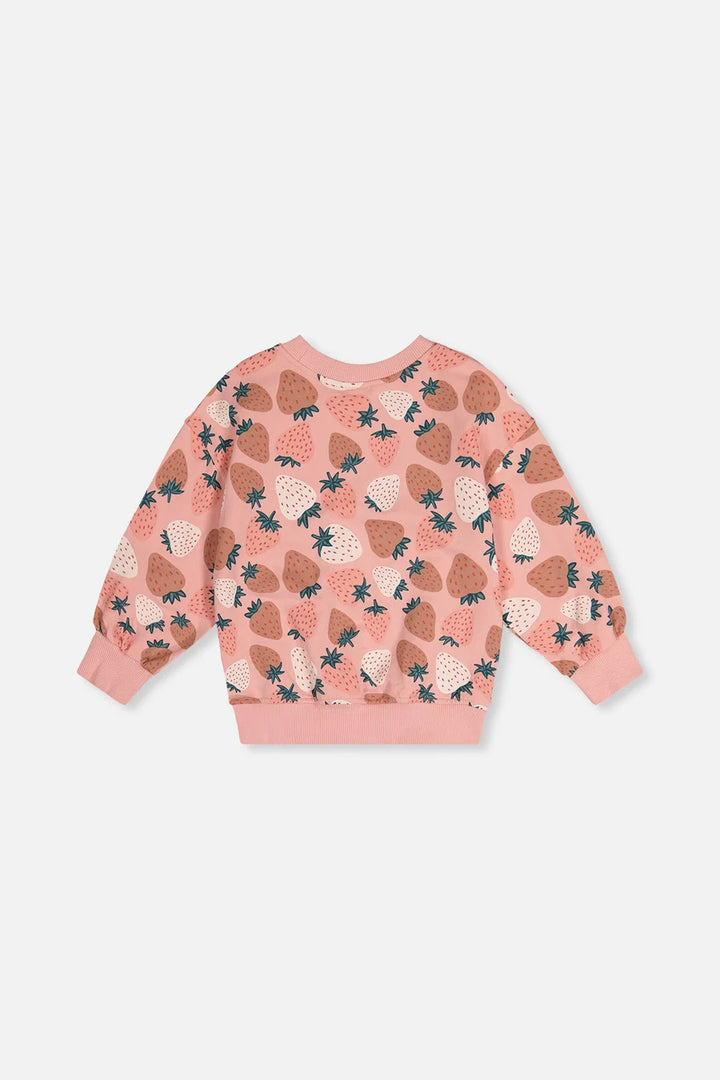 Deux Par Deux Sweatshirt - Big Strawberry