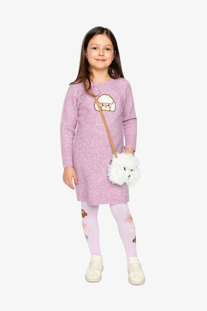 Deux Par Deux Poodle Knit Sweater - Lavender
