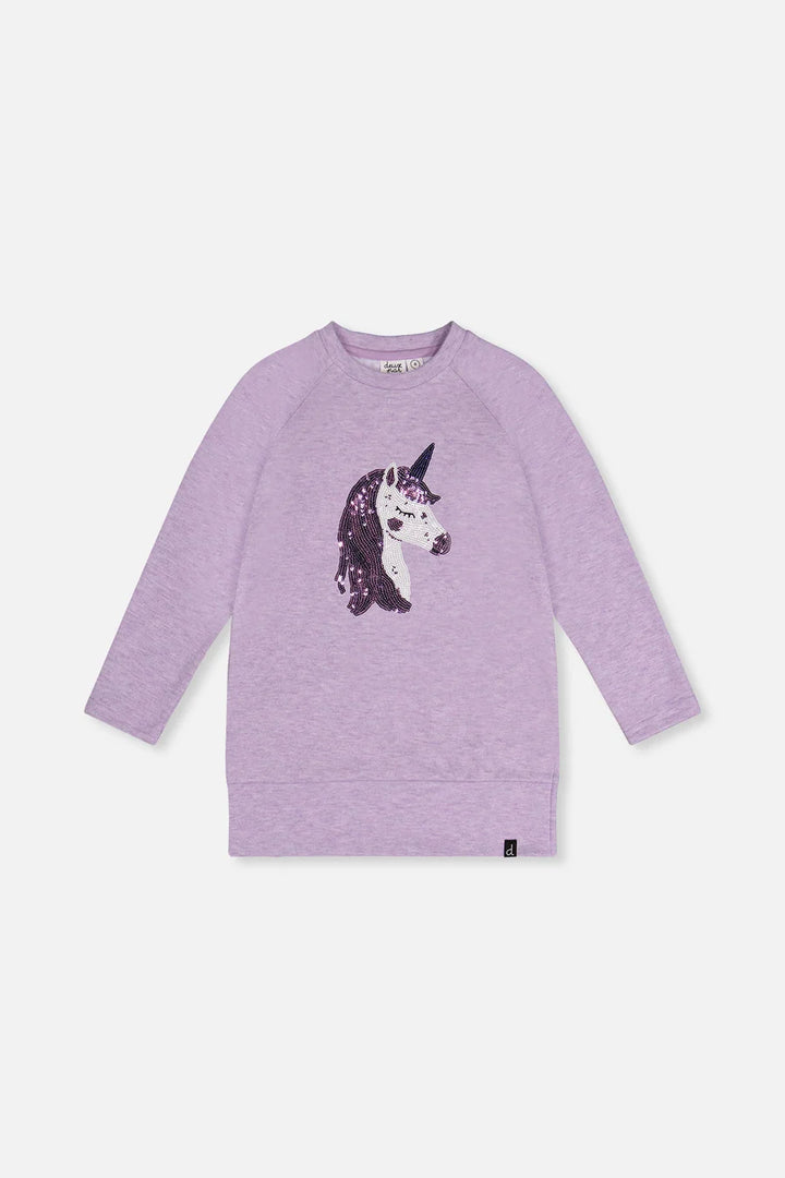 Deux Par Deux Tunic - Violet Unicorn