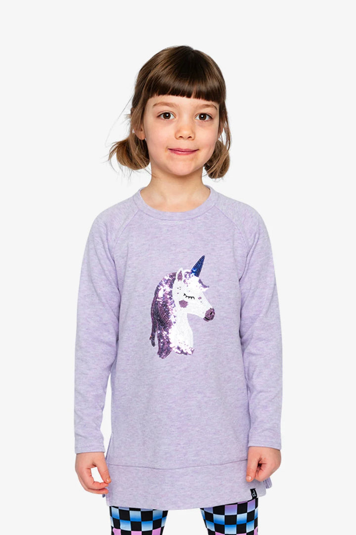 Deux Par Deux Tunic - Violet Unicorn