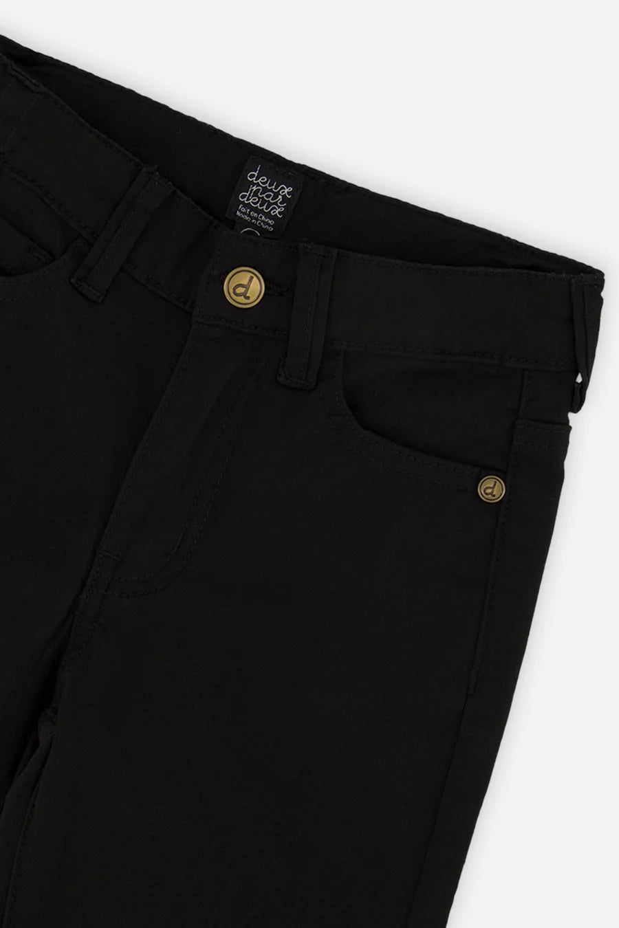 Deux Par Deux Stretch Denim Pants - Anthracite