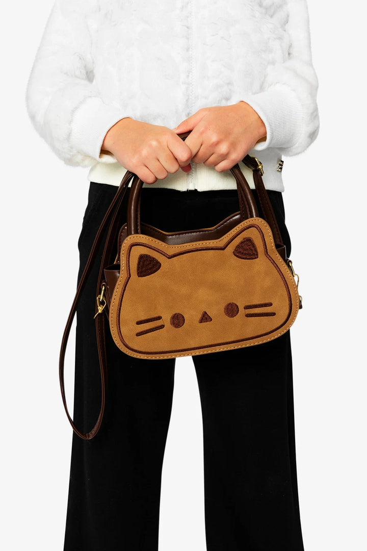 Deux Par Deux Cat Bag - Nougat