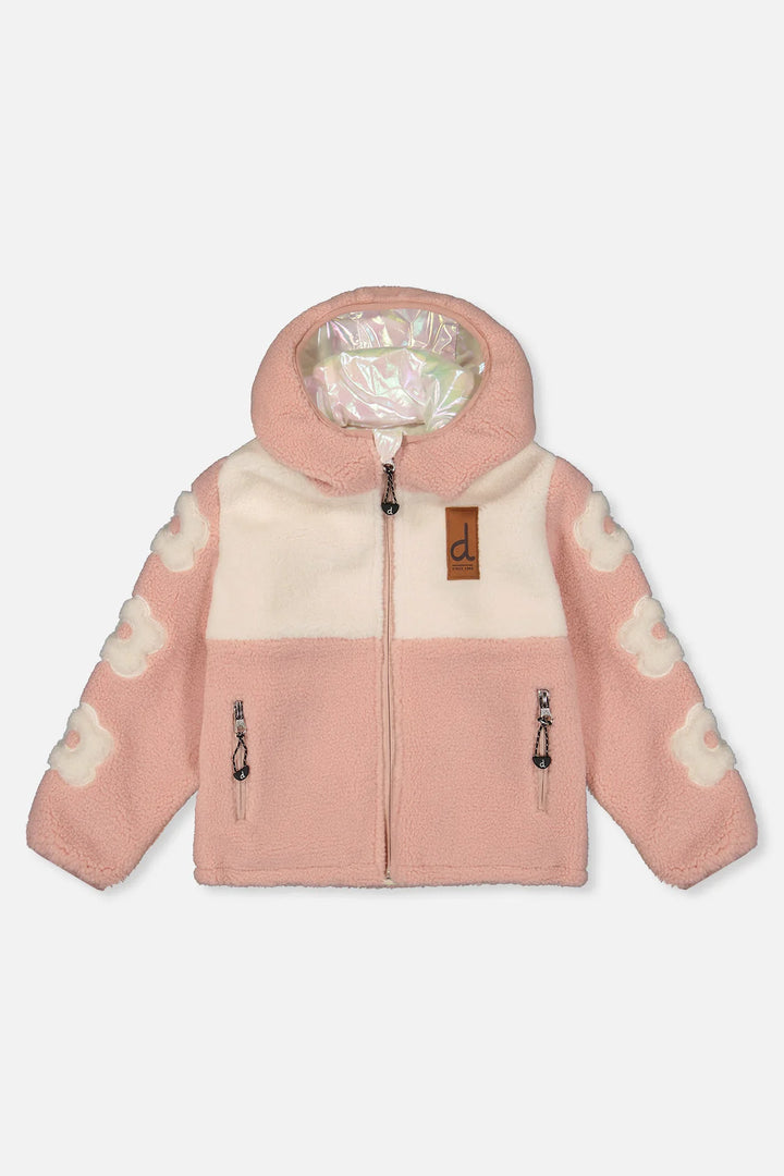 Deux Par Deux Reversible Mid-Season Jacket  Pale Pink