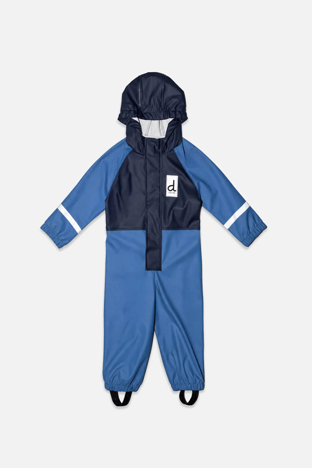 Deux Par Deux Baby Rain Suit - Blue
