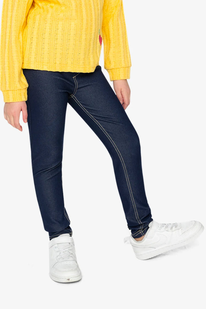 Deux Par Deux Jeggngs - Navy Denim